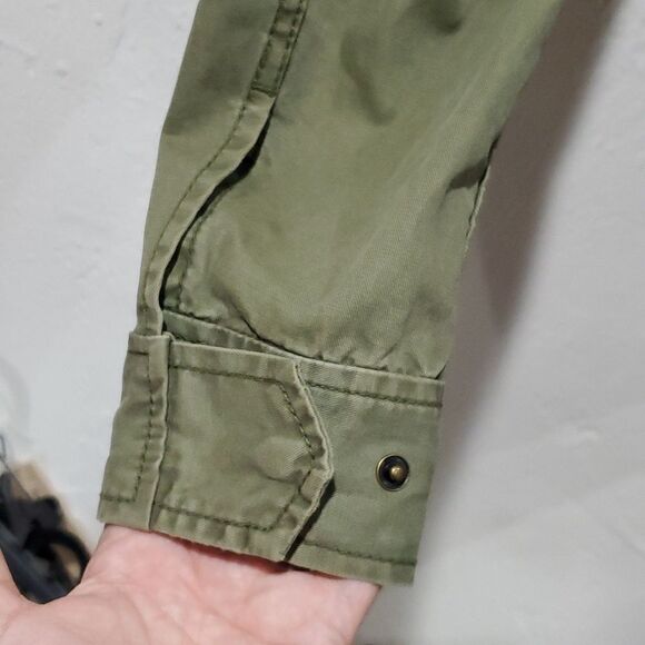 Madewell Green Utility Style Denim Jacket Size S - Picture 7 of 15